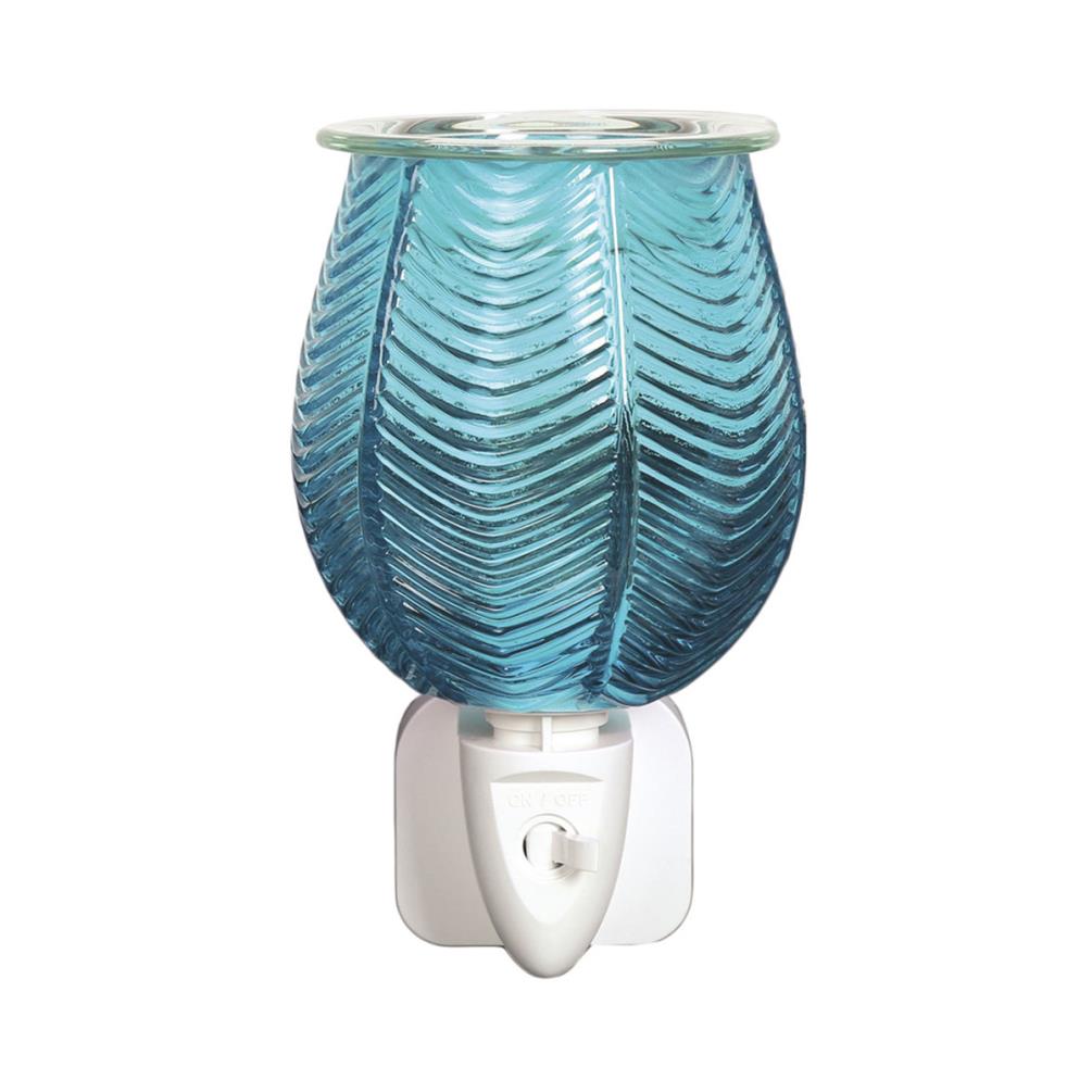 Aroma Aqua Lustre Ribbed Plug In Wax Melt Warmer £13.04